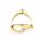 Solitaire sárgaarany eljegyzési gyűrű 
