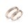 Vörös- és fehérarany karikagyűrű